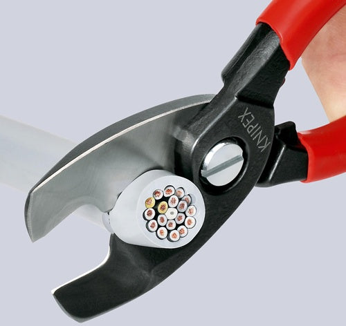 Kabelschere Länge 200 mm Kunststoffüberzug KNIPEX – Ansicht 5