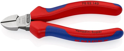 Seitenschneider Länge 140 mm Kopf poliert Mehrkomponenten-Hüllen max 18 mm KNIPEX