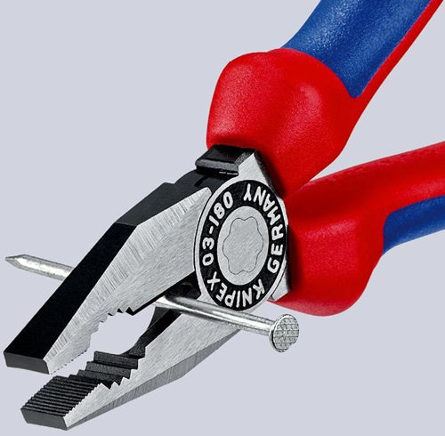 Kombizange Länge 180 mm poliert Mehrkomponentenhüllen KNIPEX – Ansicht 3
