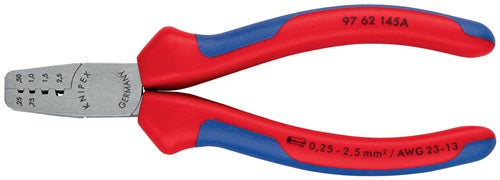 Aderendhülsenzange Gesamtlänge 145 mm 025 - 25 (AWG 23 - 13) mm² poliert Mehrkomponenten-Hüllen KNIPEX – Ansicht 4