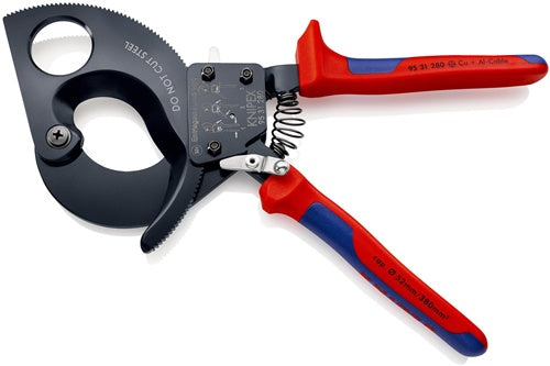 Kabelschneider Gesamtlänge 280 mm max 52 (380 mm²) mm Mehrkomponenten-Hüllen KNIPEX – Ansicht 6