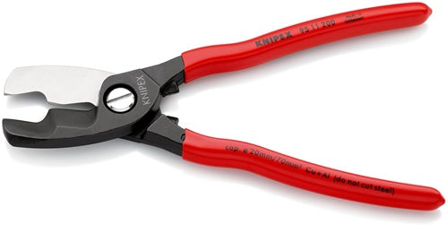 Kabelschere Länge 200 mm Kunststoffüberzug KNIPEX – Ansicht 6