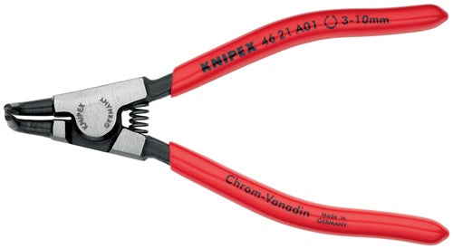 Außensicherungsringzange A 01 für Wellen Ø 3 - 10 mm 90° gewinkelt poliert Länge 125 mm KNIPEX – Ansicht 4