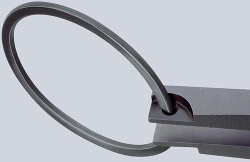 Montagezange Länge 220 mm 30° gewinkelt brüniert Länge 220 mm KNIPEX – Ansicht 3
