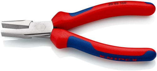 Flachzange DIN ISO 5745 Gesamtlänge 160 mm verchromt Mehrkomponenten-Hüllen KNIPEX – Ansicht 3