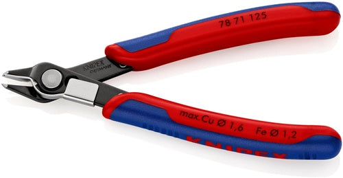 Elektronik-Seitenschneider Super-Knips® Länge 125 mm Form 7 Facette nein Spezialwerkzeugstahl brüniert KNIPEX – Ansicht 4