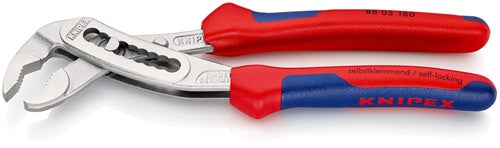 Wasserpumpenzange Alligator® Länge 180 mm Spannweiße 36 mm verchromt Mehrkomponenten-Hüllen KNIPEX – Ansicht 4