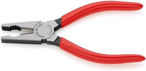 Kombizange Länge 140 mm poliert Kunststoffüberzug KNIPEX – Ansicht 3