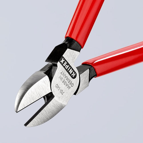 Seitenschneider Länge 140 mm Kopf poliert Kunststoffüberzug KNIPEX – Ansicht 3