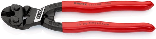 Kompaktbolzenschneider CoBolt® Länge 200 mm Kunststoffüberzug 20 ° 36 mm ohne Aussparung weißh 6 mm mittel 52 m – Ansicht 5