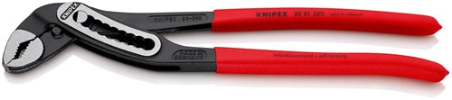 Wasserpumpenzange Alligator® Länge 300 mm Spannweiße 60 mm poliert Kunststoffüberzug KNIPEX