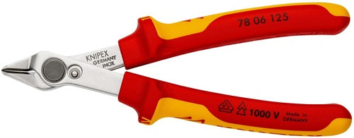 Elektronik-Seitenschneider Electronic Super-Knips® Länge 125 mm Form 0 Facette nein VDE poliert KNIPEX – Ansicht 3