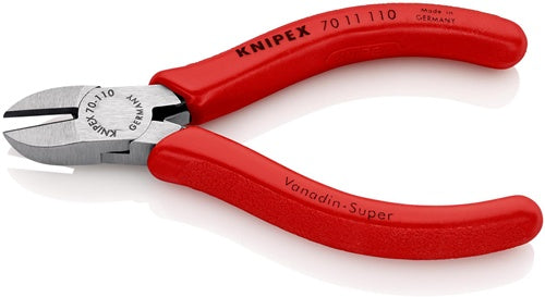 Seitenschneider Länge 110 mm Kopf poliert Kunststoffüberzug max 12 mm KNIPEX – Ansicht 4