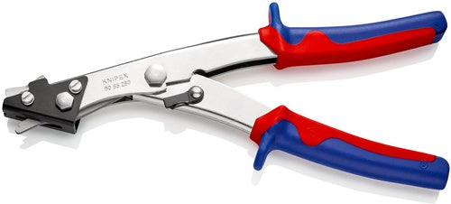 Blechknabber Gesamtlänge 280 mm Schnittbreite 27 mm vernickelt Mehrkomponenten-Hüllen KNIPEX – Ansicht 4