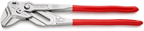 Zangenschlüssel Länge 400 mm Spannweiße 85 mm verchromt Kunststoffüberzug KNIPEX