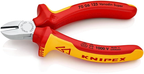 Seitenschneider Länge 125 mm VDE Mehrkomponenten-Hüllen KNIPEX – Ansicht 5
