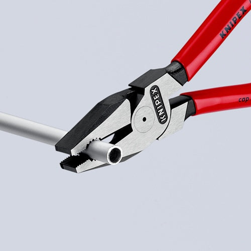 Kraftkombizange Länge 200 mm poliert Kunststoffüberzug KNIPEX – Ansicht 6