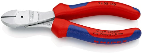 Kraftseitenschneider Länge 160 mm Form 0 Mehrkomponenten-Hüllen KNIPEX