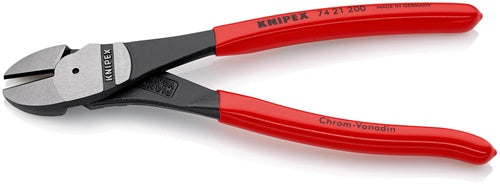 Kraftseitenschneider Länge 200 mm Form 2 Kunststoffüberzug KNIPEX – Ansicht 4