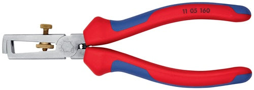 Abisolierzange Länge 160 mm verchromt Mehrkomponentenhüllen mit Öffnungsfeder KNIPEX – Ansicht 3