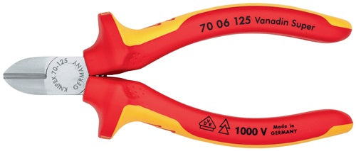 Seitenschneider Länge 125 mm VDE Mehrkomponenten-Hüllen KNIPEX – Ansicht 4