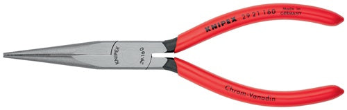 Telefonzange Gesamtlänge 160 mm poliert Kunststoffüberzug flachrund KNIPEX – Ansicht 3