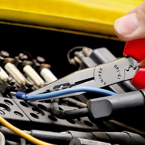 Verdrahtungszange Länge 160 mm 05-075 / 15 / 25 mm² poliert Kunststoffüberzug KNIPEX – Ansicht 5