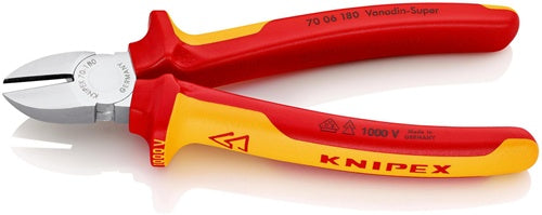 Seitenschneider Länge 180 mm VDE Mehrkomponenten-Hüllen KNIPEX – Ansicht 5