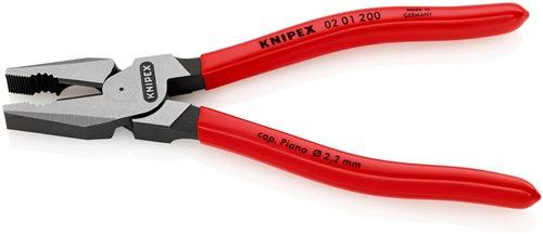 Kraftkombizange Länge 200 mm poliert Kunststoffüberzug KNIPEX – Ansicht 5