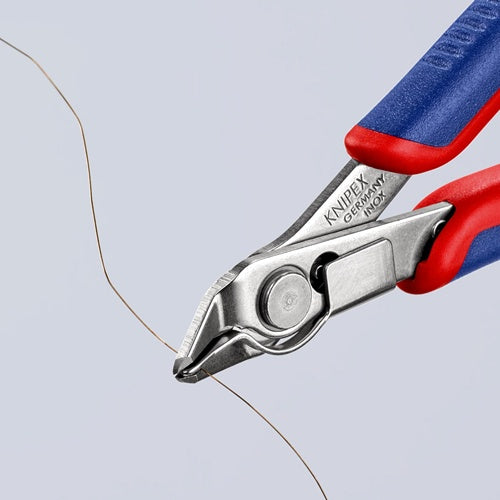 Elektronik-Seitenschneider Super-Knips® INOX Länge 125 mm Form 1 Facette nein poliert KNIPEX – Ansicht 6
