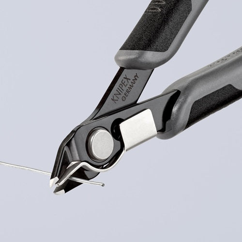 Elektronik-Seitenschneider Super-Knips® Länge 125 mm Form 7 Facette nein Spezialwerkzeugstahl brüniert KNIPEX – Ansicht 5
