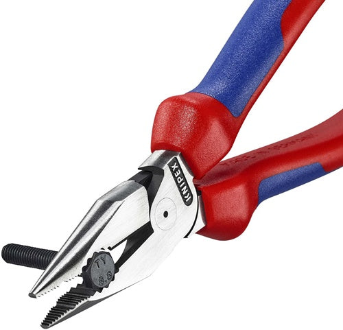 Spitzkombizange L185mm polComfort-Griff schwarz atramKNIPEX – Ansicht 4