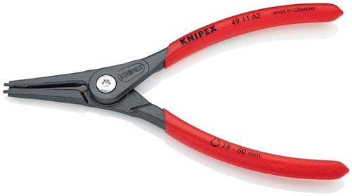 Präzisionssicherungsringzange A 2 für Wellen Ø 19 - 60 mm Länge 180 mm KNIPEX – Ansicht 4