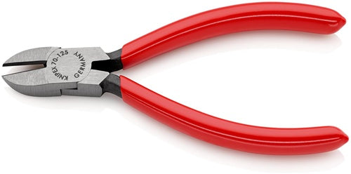 Seitenschneider Länge 125 mm Kopf poliert Kunststoffüberzug KNIPEX – Ansicht 3