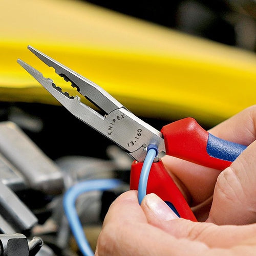 Verdrahtungszange Länge 160 mm 05-075 / 15 / 25 mm² poliert Mehrkomponenten-Hüllen KNIPEX – Ansicht 3