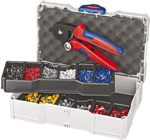 Aderendhülsensortiment 1251 teilig 050 - 1000 mm² Crimpzange im Systainer KNIPEX