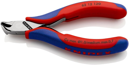 Elektronik-Schrägschneider Länge 120 mm Facette nein poliert KNIPEX
