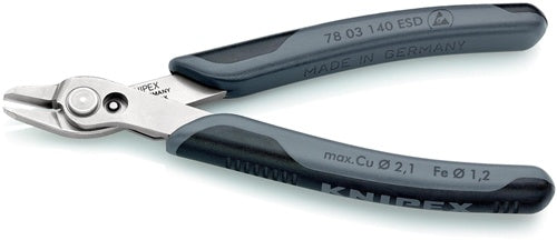 Elektronik-Seitenschneider Super-Knips® Länge 140 mm Facette nein poliert KNIPEX – Ansicht 3