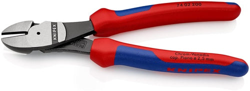 Kraftseitenschneider Länge 200 mm poliert Form 0 Mehrkomponenten-Hüllen KNIPEX – Ansicht 4