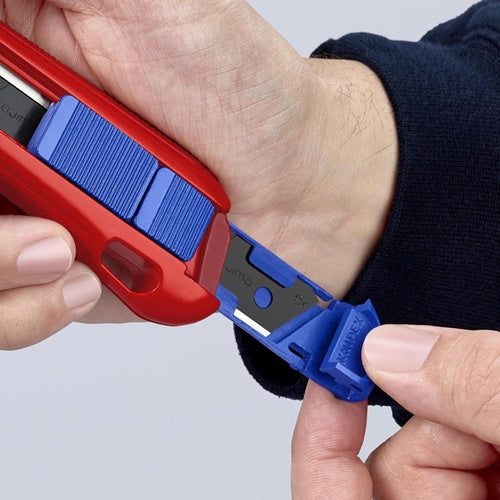Cuttermesser CutiX® Klingenbreite 18 mm Länge 165 mm Magnesium KNIPEX – Ansicht 6