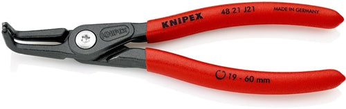 Präzisionssicherungsringzange J 21 für Bohrungen Ø 19 - 60 mm Länge 165 mm KNIPEX
