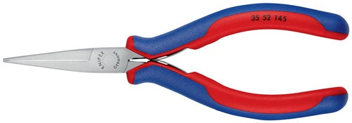 Elektronik-Greifzange Gesamtlänge 145 mm flachbreite Backen Form 5 Mehrkomponenten-Hüllen KNIPEX – Ansicht 3