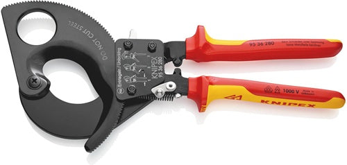 Kabelschneider Gesamtlänge 280 mm max 52 (380 mm²) mm Mehrkomponenten-Hüllen VDE KNIPEX