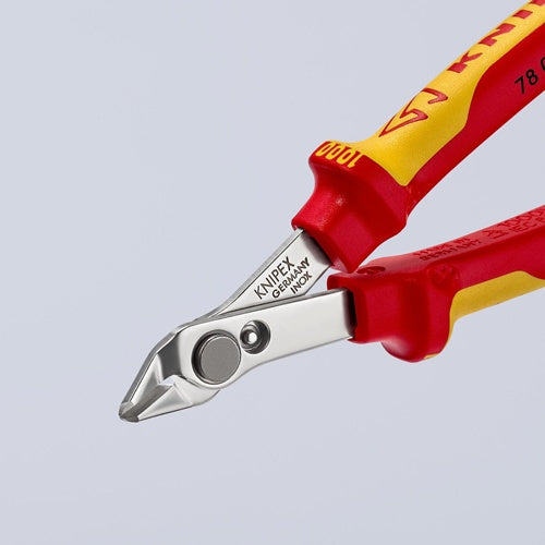 Elektronik-Seitenschneider Electronic Super-Knips® Länge 125 mm Form 0 Facette nein VDE poliert KNIPEX – Ansicht 5