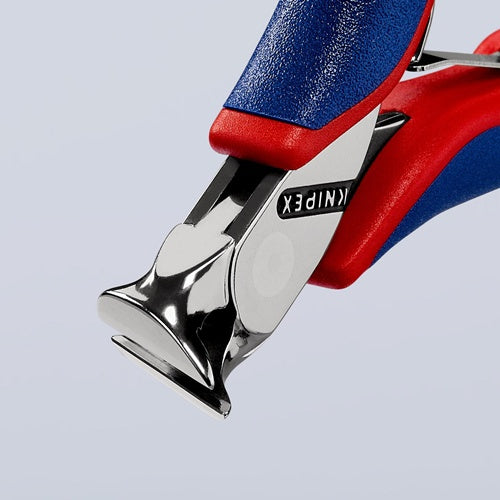 Elektronik-Schrägschneider Länge 120 mm Facette nein poliert KNIPEX – Ansicht 3