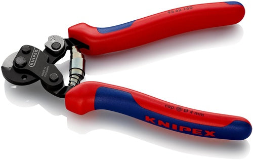 Drahtseilschere Länge 160 mm poliert Mehrkomponenten-Hüllen KNIPEX – Ansicht 3