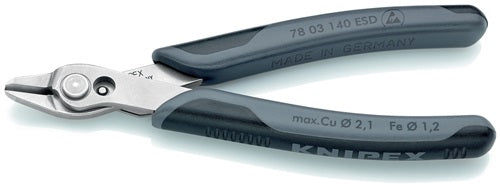 Elektronik-Seitenschneider Super-Knips® Länge 140 mm Facette nein poliert KNIPEX – Ansicht 4