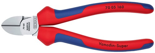Seitenschneider Länge 160 mm Kopf verchromt Mehrkomponenten-Hüllen KNIPEX – Ansicht 3