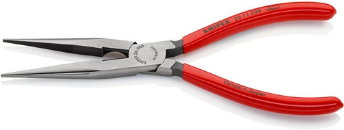 Flachrundzange Länge 200 mm poliert gerade Kunststoffüberzug KNIPEX – Ansicht 4
