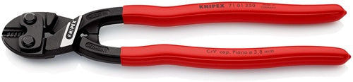 Kompaktbolzenschneider CoBolt® Länge 250 mm Kunststoffüberzug gerade 38 mm ohne Aussparung weißh mittel 56 mm hart 4 mm
